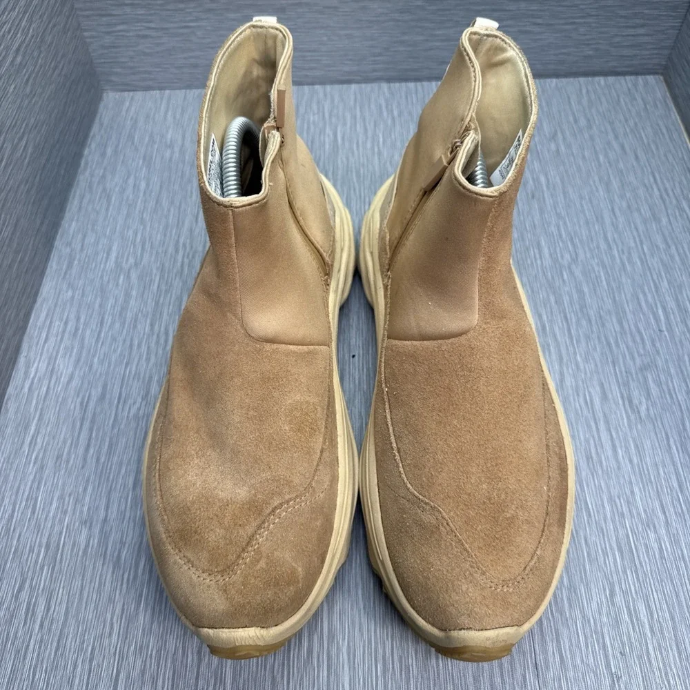 Sorel Kinetic Breakthru Acadia Waterproof Suede Chelsea Boots Tan Women's 10‎